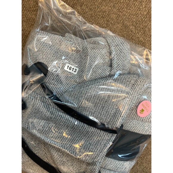 Sebby Coat Womens SP Petite Tweed Hooded Toggle Duffle Peacoat Fleece Lined Zip - Picture 10 of 10